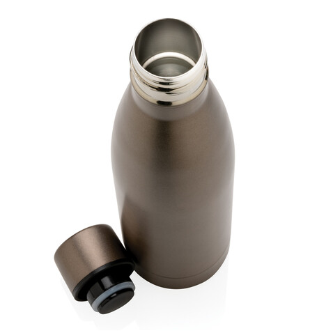 RCS recycelte Stainless Steel Solid Vakuum-Flasche braun bedrucken, Art.-Nr. P433.279 RCS recycelte Stainless Steel Solid Vakuum-Flasche braun bedrucken, Art.-Nr. P433.279