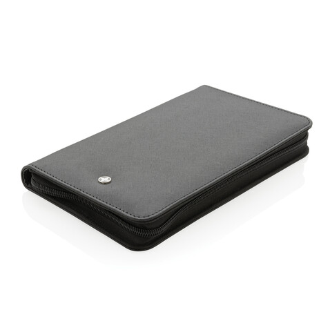 Swiss Peak Heritage RCS rPU RFID Travel Wallet schwarz bedrucken, Art.-Nr. P820.341