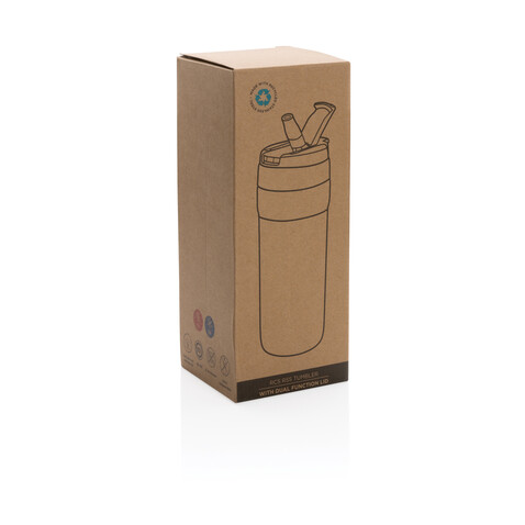 RCS recyc. Stainless Steel Becher mit Hot & Cold Verschluss weiß bedrucken, Art.-Nr. P433.133 RCS recyc. Stainless Steel Becher mit Hot & Cold Verschluss weiß bedrucken, Art.-Nr. P433.133