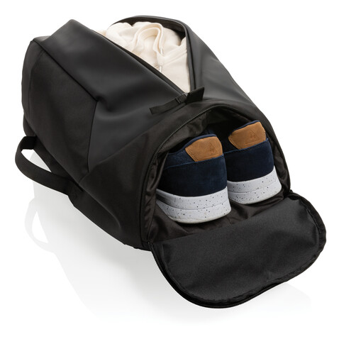 Swiss Peak AWARE™ RPET 15.6" Work & Gym Rucksack schwarz bedrucken, Art.-Nr. P762.771 Swiss Peak AWARE™ RPET 15.6" Work & Gym Rucksack schwarz bedrucken, Art.-Nr. P762.771