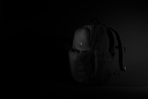 Swiss Peak AWARE™ RPET 15,6 Zoll Pendler-Rucksack schwarz bedrucken, Art.-Nr. P762.781