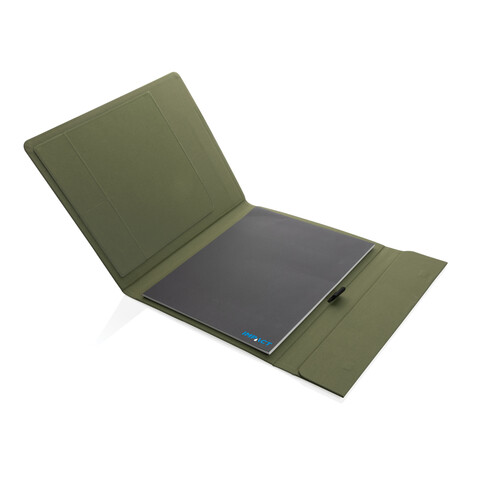 Impact Aware™ A4 Portfolio mit Magnetverschluss grün bedrucken, Art.-Nr. P774.377 Impact Aware™ A4 Portfolio mit Magnetverschluss grün bedrucken, Art.-Nr. P774.377