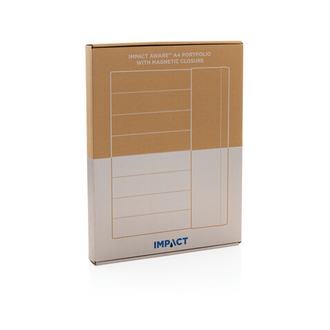 Impact Aware™ A4 Portfolio mit Magnetverschluss grün bedrucken, Art.-Nr. P774.377 Impact Aware™ A4 Portfolio mit Magnetverschluss grün bedrucken, Art.-Nr. P774.377