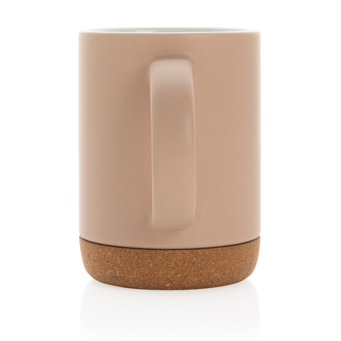 Keramikbecher mit Korkboden, 280ml braun bedrucken, Art.-Nr. P434.088 Keramikbecher mit Korkboden, 280ml braun bedrucken, Art.-Nr. P434.088
