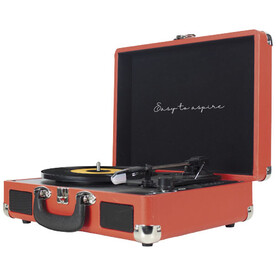 Prixton VC400 Vinyl MP3 Player, rot bedrucken, Art.-Nr. 1PA05202