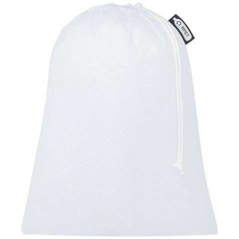 3er-Set recycelter Polyester-Zuziehbeutel, weiss bedrucken, Art.-Nr. 1PL04501 3er-Set recycelter Polyester-Zuziehbeutel, weiss bedrucken, Art.-Nr. 1PL04501