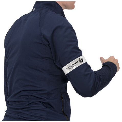 RFX™ Johan 38 cm reflektierendes Sicherheits-Schnapparmband, weiss bedrucken, Art.-Nr. 12205101 RFX™ Johan 38 cm reflektierendes Sicherheits-Schnapparmband, weiss bedrucken, Art.-Nr. 12205101
