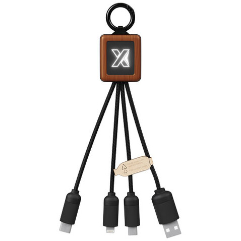 SCX.design C19 20W Easy to Use Kabel aus Holz mit Leuchtlogo, holz, schwarz bedrucken, Art.-Nr. 2PX04471 SCX.design C19 20W Easy to Use Kabel aus Holz mit Leuchtlogo, holz, schwarz bedrucken, Art.-Nr. 2PX04471
