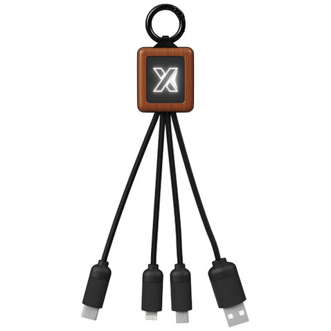 SCX.design C19 20W Easy to Use Kabel aus Holz mit Leuchtlogo, holz, schwarz bedrucken, Art.-Nr. 2PX04471 SCX.design C19 20W Easy to Use Kabel aus Holz mit Leuchtlogo, holz, schwarz bedrucken, Art.-Nr. 2PX04471