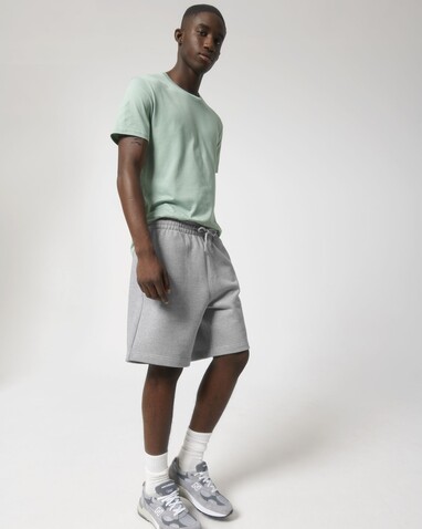 Boarder Dry - Die Unisex-Joggingshorts mit trockenem Griff - Heather Grey - 3XL bedrucken, Art.-Nr. STBU944C2503X