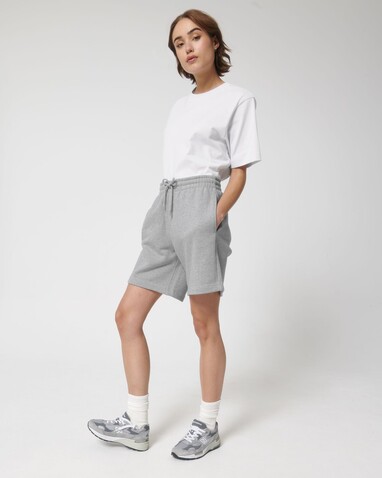 Boarder Dry - Die Unisex-Joggingshorts mit trockenem Griff - Heather Grey - XS bedrucken, Art.-Nr. STBU944C250XS