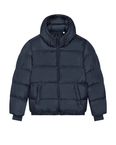 Puffer - Die Oversized Unisex-Steppjacke - French Navy - S bedrucken, Art.-Nr. STJU840C7271S