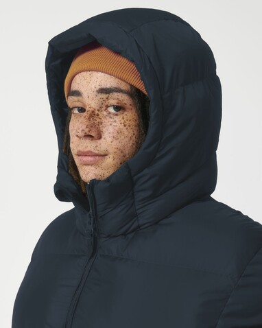 Puffer - Die Oversized Unisex-Steppjacke - French Navy - XS bedrucken, Art.-Nr. STJU840C727XS