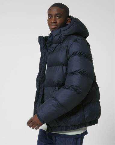 Puffer - Die Oversized Unisex-Steppjacke - French Navy - XS bedrucken, Art.-Nr. STJU840C727XS