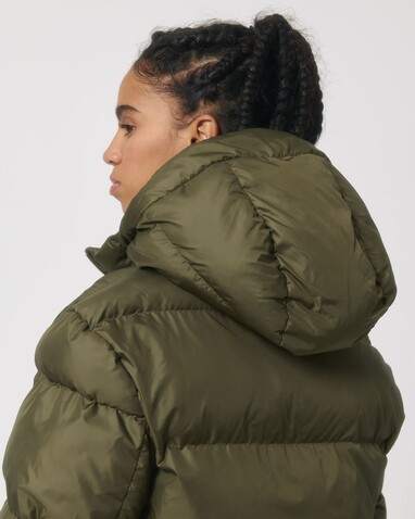 Puffer - Die Oversized Unisex-Steppjacke - British Khaki - S bedrucken, Art.-Nr. STJU840C0081S Puffer - Die Oversized Unisex-Steppjacke - British Khaki - S bedrucken, Art.-Nr. STJU840C0081S