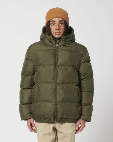 Puffer - Die Oversized Unisex-Steppjacke - British Khaki - S bedrucken, Art.-Nr. STJU840C0081S Puffer - Die Oversized Unisex-Steppjacke - British Khaki - S bedrucken, Art.-Nr. STJU840C0081S