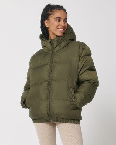 Puffer - Die Oversized Unisex-Steppjacke - British Khaki - XL bedrucken, Art.-Nr. STJU840C0081X Puffer - Die Oversized Unisex-Steppjacke - British Khaki - XL bedrucken, Art.-Nr. STJU840C0081X