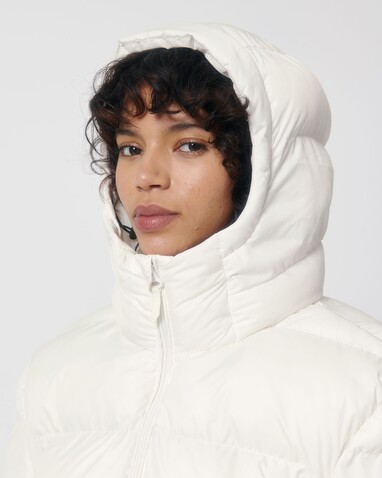Puffer - Die Oversized Unisex-Steppjacke - Off White - S bedrucken, Art.-Nr. STJU840C0181S Puffer - Die Oversized Unisex-Steppjacke - Off White - S bedrucken, Art.-Nr. STJU840C0181S