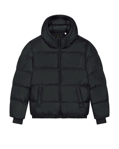 Puffer - Die Oversized Unisex-Steppjacke - Black - L bedrucken, Art.-Nr. STJU840C0021L