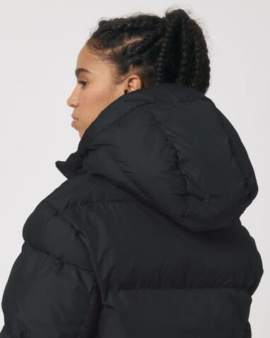 Puffer - Die Oversized Unisex-Steppjacke - Black - M bedrucken, Art.-Nr. STJU840C0021M Puffer - Die Oversized Unisex-Steppjacke - Black - M bedrucken, Art.-Nr. STJU840C0021M