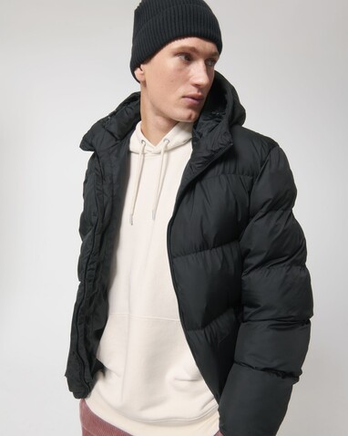 Puffer - Die Oversized Unisex-Steppjacke - Black - M bedrucken, Art.-Nr. STJU840C0021M Puffer - Die Oversized Unisex-Steppjacke - Black - M bedrucken, Art.-Nr. STJU840C0021M
