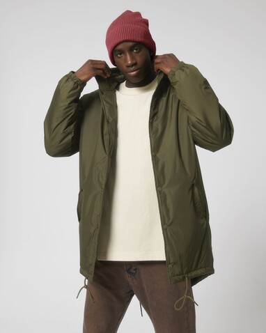 Padded Parker - Der Unisex-Parka wattiert - British Khaki - XS bedrucken, Art.-Nr. STJU841C008XS Padded Parker - Der Unisex-Parka wattiert - British Khaki - XS bedrucken, Art.-Nr. STJU841C008XS