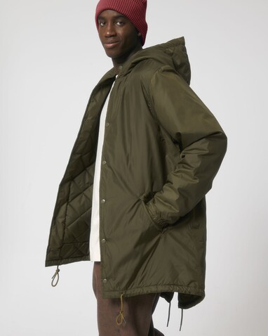 Padded Parker - Der Unisex-Parka wattiert - British Khaki - XS bedrucken, Art.-Nr. STJU841C008XS Padded Parker - Der Unisex-Parka wattiert - British Khaki - XS bedrucken, Art.-Nr. STJU841C008XS
