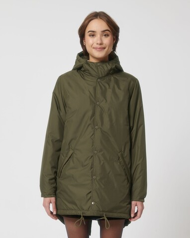 Padded Parker - Der Unisex-Parka wattiert - British Khaki - XS bedrucken, Art.-Nr. STJU841C008XS Padded Parker - Der Unisex-Parka wattiert - British Khaki - XS bedrucken, Art.-Nr. STJU841C008XS