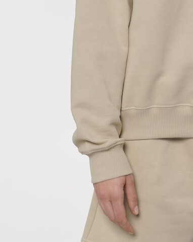 Miller Dry - Das Boxy Unisex-Sweatshirt mit kurzem Reißverschluss und trockenem Griff - Desert Dust - XXS bedrucken, Art.-Nr. STSU795C0282S