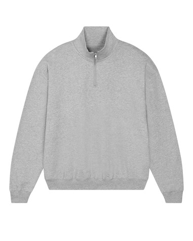 Miller Dry - Das Boxy Unisex-Sweatshirt mit kurzem Reißverschluss und trockenem Griff - Heather Grey - XXL bedrucken, Art.-Nr. STSU795C2502X Miller Dry - Das Boxy Unisex-Sweatshirt mit kurzem Reißverschluss und trockenem Griff - Heather Grey - XXL bedrucken, Art.-Nr. STSU795C2502X