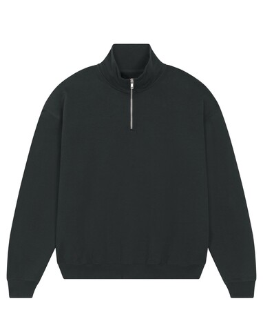 Miller Dry - Das Boxy Unisex-Sweatshirt mit kurzem Reißverschluss und trockenem Griff - Black - XL bedrucken, Art.-Nr. STSU795C0021X