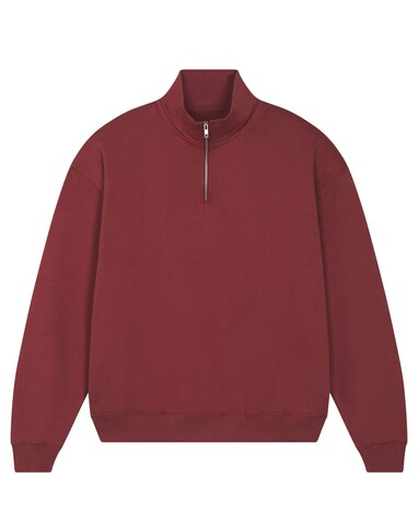 Miller Dry - Das Boxy Unisex-Sweatshirt mit kurzem Reißverschluss und trockenem Griff - Red Earth - XXS bedrucken, Art.-Nr. STSU795C0862S Miller Dry - Das Boxy Unisex-Sweatshirt mit kurzem Reißverschluss und trockenem Griff - Red Earth - XXS bedrucken, Art.-Nr. STSU795C0862S