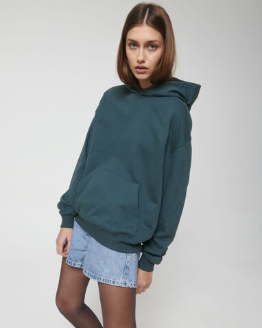 Cooper Dry - Der Boxy Unisex-Hoodie mit trockenem Griff - Stargazer - XXS bedrucken, Art.-Nr. STSU797C7022S
