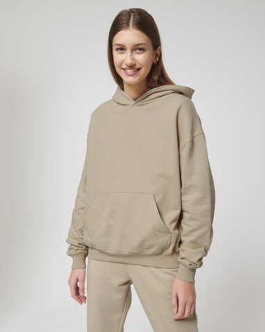 Cooper Dry - Der Boxy Unisex-Hoodie mit trockenem Griff - Desert Dust - S bedrucken, Art.-Nr. STSU797C0281S