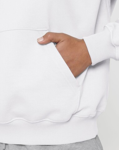 Cooper Dry - Der Boxy Unisex-Hoodie mit trockenem Griff - White - M bedrucken, Art.-Nr. STSU797C0011M