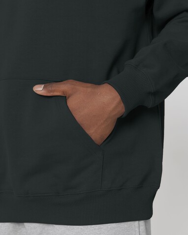Cooper Dry - Der Boxy Unisex-Hoodie mit trockenem Griff - Black - XXL bedrucken, Art.-Nr. STSU797C0022X