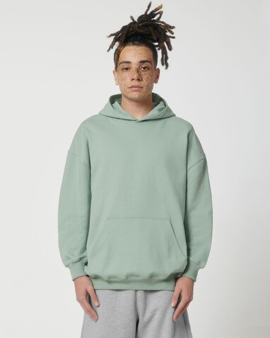 Cooper Dry - Der Boxy Unisex-Hoodie mit trockenem Griff - Aloe - 3XL bedrucken, Art.-Nr. STSU797C0893X
