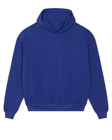 Cooper Dry - Der Boxy Unisex-Hoodie mit trockenem Griff - Worker Blue - 3XL bedrucken, Art.-Nr. STSU797C0883X