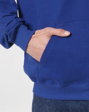 Cooper Dry - Der Boxy Unisex-Hoodie mit trockenem Griff - Worker Blue - M bedrucken, Art.-Nr. STSU797C0881M