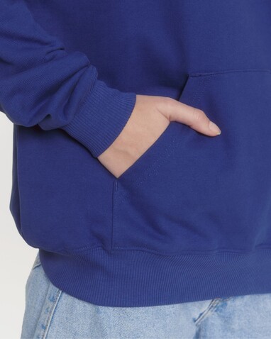 Cooper Dry - Der Boxy Unisex-Hoodie mit trockenem Griff - Worker Blue - S bedrucken, Art.-Nr. STSU797C0881S