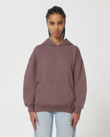 Cooper Dry - Der Boxy Unisex-Hoodie mit trockenem Griff - Kaffa Coffee - XXS bedrucken, Art.-Nr. STSU797C0852S