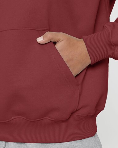 Cooper Dry - Der Boxy Unisex-Hoodie mit trockenem Griff - Red Earth - M bedrucken, Art.-Nr. STSU797C0861M Cooper Dry - Der Boxy Unisex-Hoodie mit trockenem Griff - Red Earth - M bedrucken, Art.-Nr. STSU797C0861M
