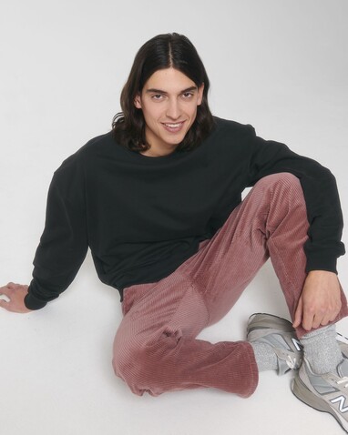 Ledger Dry - Das Boxy Rundhals-Unisex-Sweatshirt mit trockenem Griff - Black - XXL bedrucken, Art.-Nr. STSU798C0022X