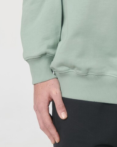 Ledger Dry - Das Boxy Rundhals-Unisex-Sweatshirt mit trockenem Griff - Aloe - M bedrucken, Art.-Nr. STSU798C0891M
