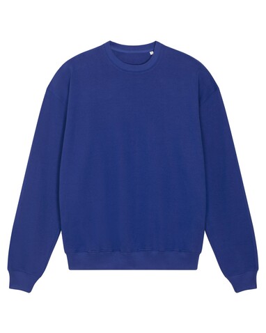 Ledger Dry - Das Boxy Rundhals-Unisex-Sweatshirt mit trockenem Griff - Worker Blue - 3XL bedrucken, Art.-Nr. STSU798C0883X