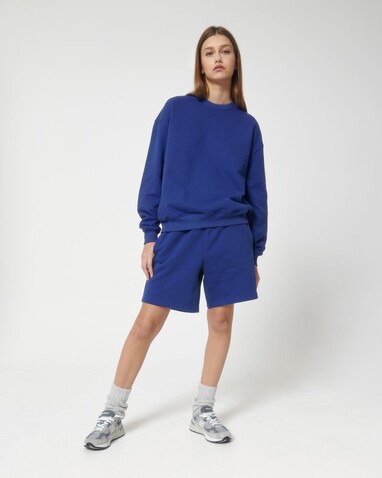 Ledger Dry - Das Boxy Rundhals-Unisex-Sweatshirt mit trockenem Griff - Worker Blue - 3XL bedrucken, Art.-Nr. STSU798C0883X