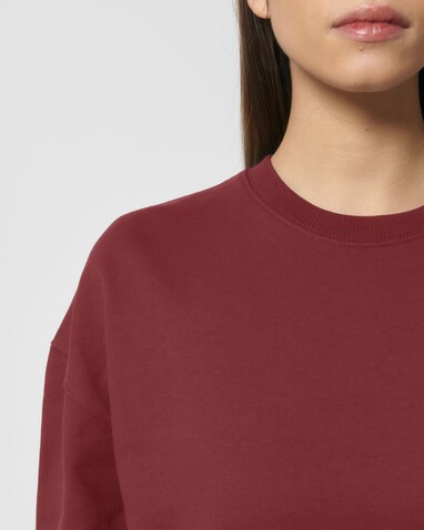 Ledger Dry - Das Boxy Rundhals-Unisex-Sweatshirt mit trockenem Griff - Red Earth - L bedrucken, Art.-Nr. STSU798C0861L