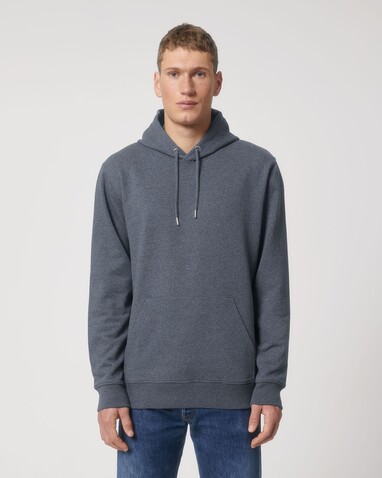 RE-Cruiser - Der Unisex-Hoodie mit trockenem Griff aus recycelter Baumwolle - RE-Navy - M bedrucken, Art.-Nr. STSU800C6011M