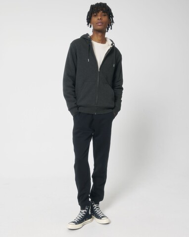 Hygger Sherpa - Der Unisex-Zip-Hoodie mit Sherpa-Futter - Dark Heather Grey - XL bedrucken, Art.-Nr. STSU956C6511X Hygger Sherpa - Der Unisex-Zip-Hoodie mit Sherpa-Futter - Dark Heather Grey - XL bedrucken, Art.-Nr. STSU956C6511X