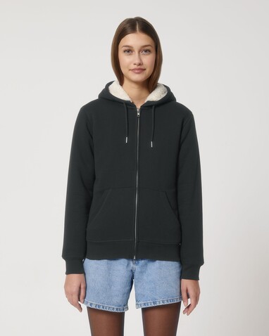 Hygger Sherpa - Der Unisex-Zip-Hoodie mit Sherpa-Futter - Black - XL bedrucken, Art.-Nr. STSU956C0021X Hygger Sherpa - Der Unisex-Zip-Hoodie mit Sherpa-Futter - Black - XL bedrucken, Art.-Nr. STSU956C0021X